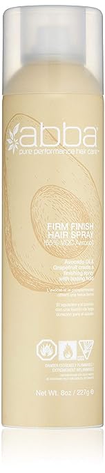 Firm Finish Hair Spray (55% VOC Aerosol)- Abba Pure Performance Hair Care - Hair & Soul Wellness Hub