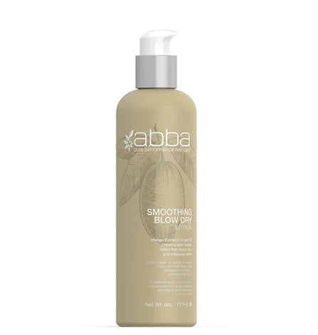 Smoothing Blow Dry Lotion - Abba Pure Performance Hair Care - Hair & Soul Wellness Hub