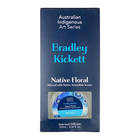 Bradley Kickett, Scented Diffuser, Infused with Native Australian Scents, Australian Indigenous Art Series_100ml - Hair & Soul Wellness Hub